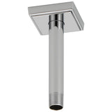 Brizo - Universal Showering 6'' Ceiling Mount Shower Arm And Square Flange - Chrome