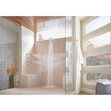 Universal Showering 10'' Ceiling Mount Shower Arm And Square Flange