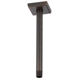 Brizo - Universal Showering 10'' Ceiling Mount Shower Arm And Square Flange - Venetian Bronze