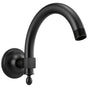 Brizo - Universal Showering 10'' Classic Wall Mount Shower Arm And Flange - Matte Black