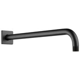 Brizo - Universal Showering 16'' Linear Square Wall Mount Shower Arm And Flange - Matte Black