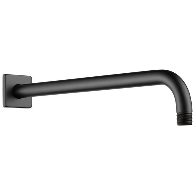 Brizo - Universal Showering 16'' Linear Square Wall Mount Shower Arm And Flange - Matte Black