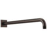 Brizo - Universal Showering 16'' Linear Square Wall Mount Shower Arm And Flange - Venetian Bronze