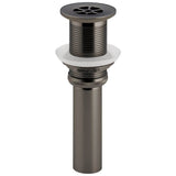 Brizo - Other Grid Strainer Lavatory Drain Without Overflow - Brilliance Black Onyx