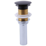Brizo - Other Push Button Pop-Up Without Overflow - Matte Black