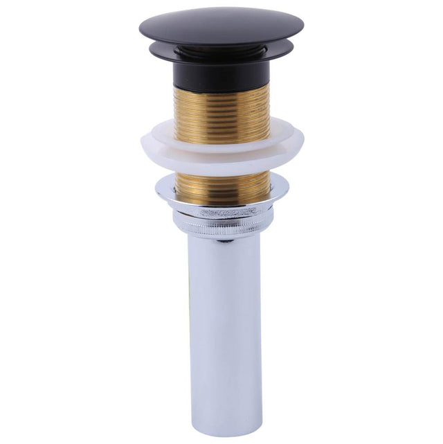 Brizo - Other Push Button Pop-Up Without Overflow - Matte Black