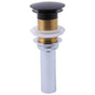 Brizo - Other Push Button Pop-Up Without Overflow - Matte Black