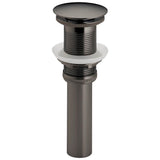 Brizo - Other Push Button Pop-Up Lavatory Drain Without Overflow - Brilliance Black Onyx