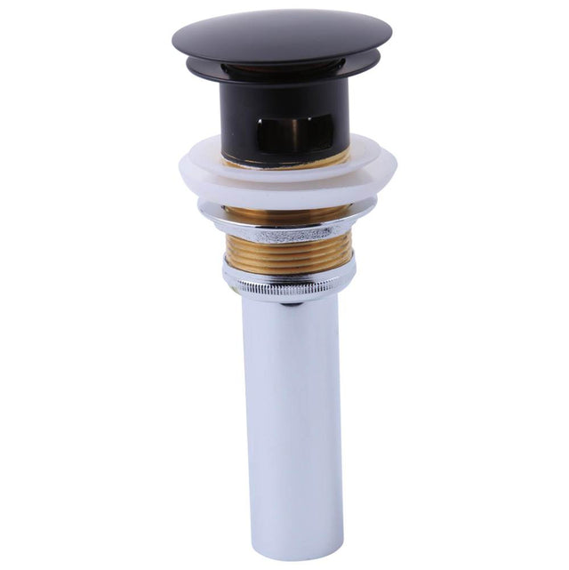 Brizo - Other Push Button Pop-Up With Overflow - Matte Black