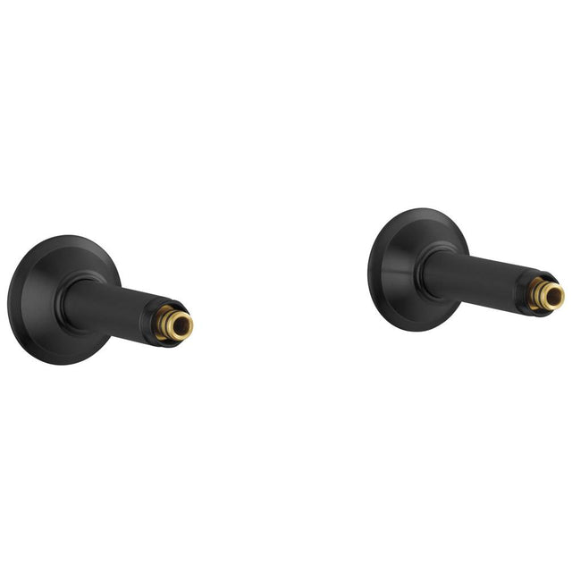 Brizo - Other WALL MOUNT TUB FILLER UNIONS - Matte Black