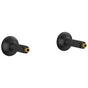 Brizo - Other WALL MOUNT TUB FILLER UNIONS - Matte Black