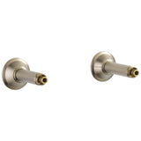 Brizo - Traditional WALL MOUNT TUB FILLER UNIONS - Brushed Nickel