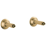 Brizo - Traditional WALL MOUNT TUB FILLER UNIONS - Luxe Gold