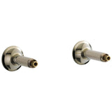 Brizo - Traditional WALL MOUNT TUB FILLER UNIONS - Polished Nickel