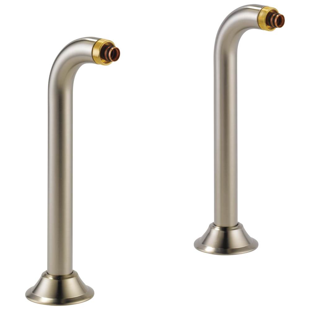 Brizo - Traditional Deck Mount Tub Filler Risers - Brushed Nickel