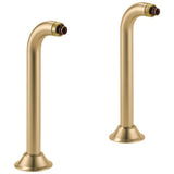 Brizo - Traditional Deck Mount Tub Filler Risers - Luxe Gold