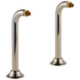 Brizo - Traditional Deck Mount Tub Filler Risers - Polished Nickel