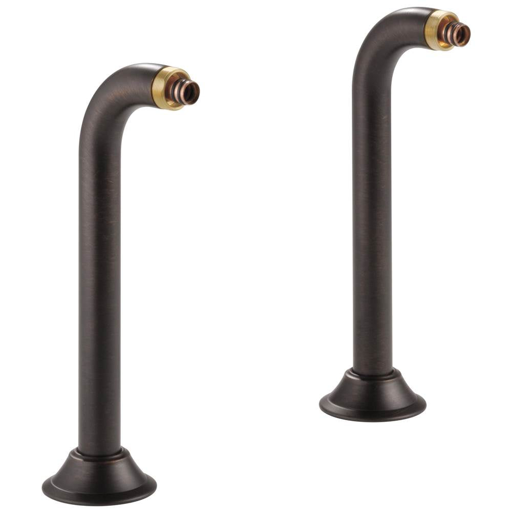 Brizo - Traditional Deck Mount Tub Filler Risers - Venetian Bronze