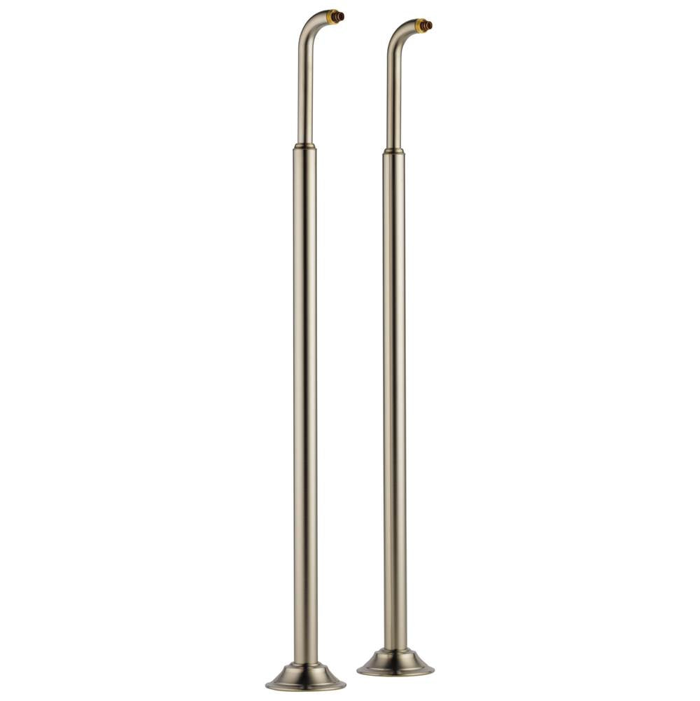 Brizo - Traditional Floor Mount Tub Filler Risers - Brushed Nickel