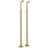 Brizo - Traditional Floor Mount Tub Filler Risers - Luxe Gold