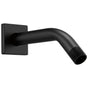 Brizo - Universal Showering 7'' Linear Square Wall Mount Shower Arm And Flange - Matte Black