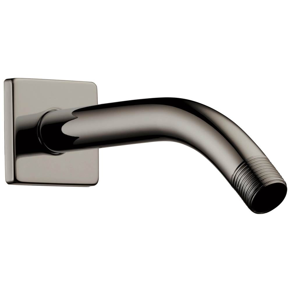 Brizo - Other 7'' Linear Round Wall Mount Shower Arm And Flange - Brilliance Black Onyx