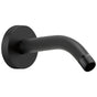 Brizo - Universal Showering 7'' Linear Round Wall Mount Shower Arm And Flange - Matte Black