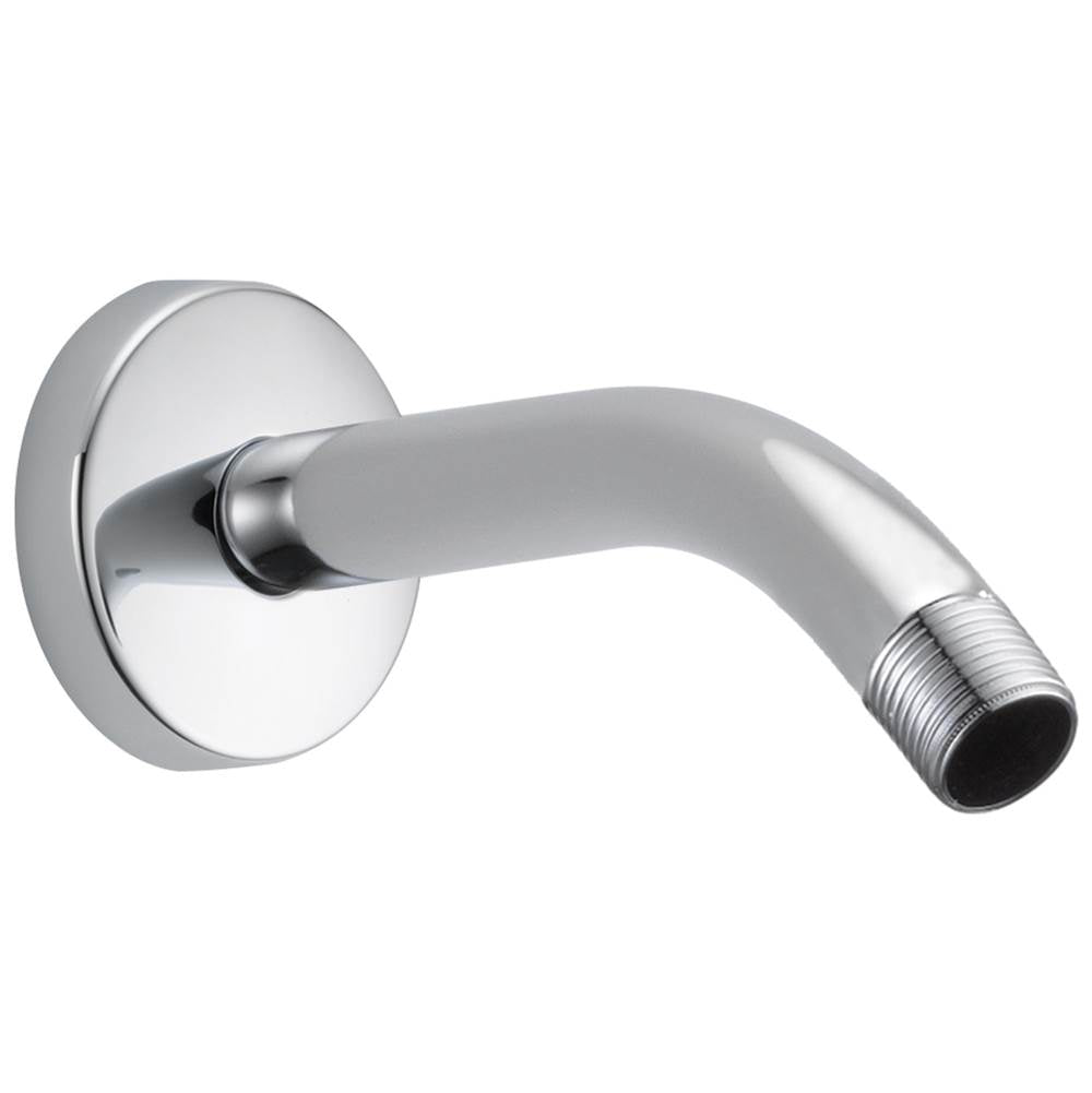 Brizo - Universal Showering 7'' Linear Round Wall Mount Shower Arm And Flange - Chrome