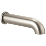 Brizo - Universal Showering Linear Round Non-Diverter Tub Spout - Brushed Nickel
