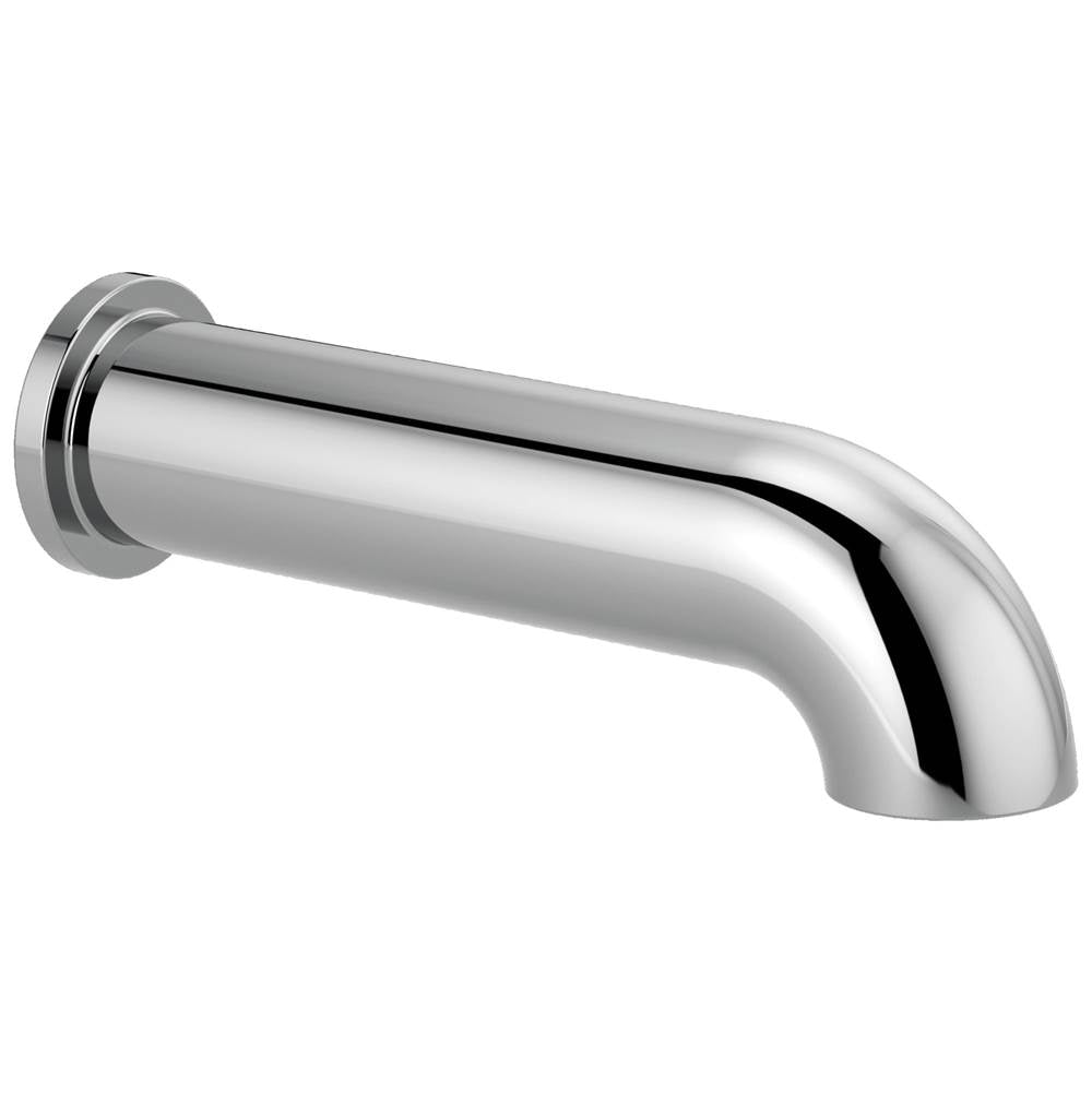 Brizo - Universal Showering Linear Round Non-Diverter Tub Spout - Chrome