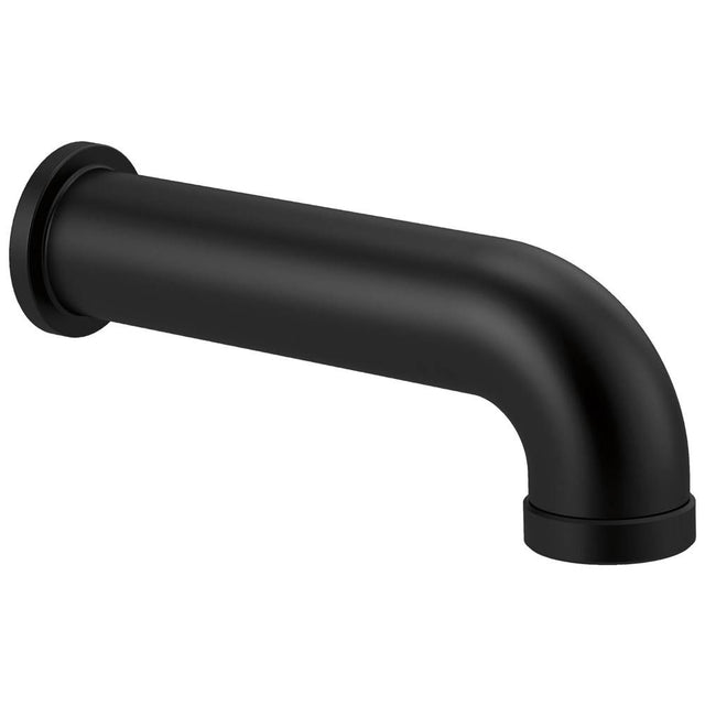 Brizo - Universal Showering Linear Round Diverter Tub Spout - Matte Black