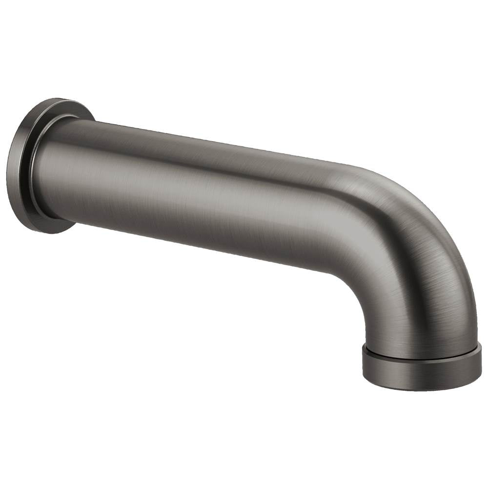 Brizo - Universal Showering Linear Round Diverter Tub Spout - Luxe Steel