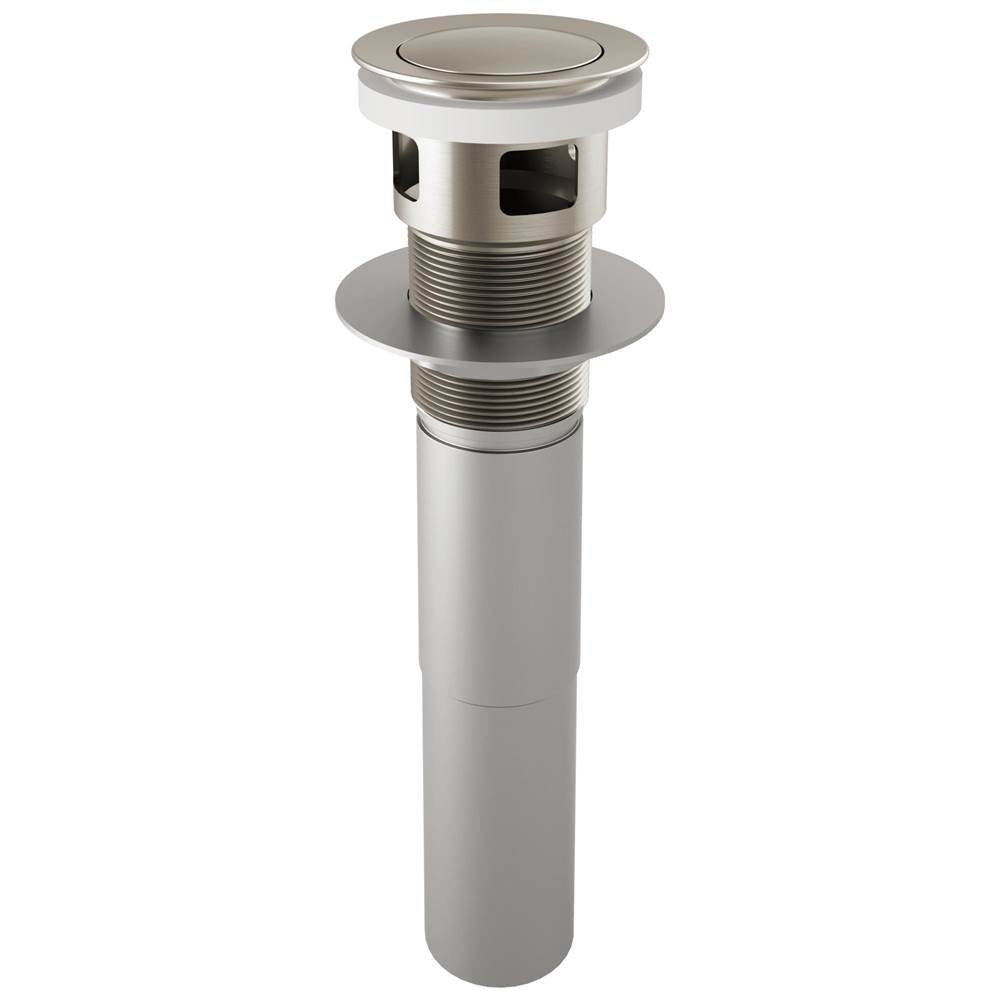 Brizo - Other Push Button Pop-Up With Overflow - Luxe Nickel