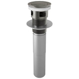 Brizo - Other Push Button Pop-Up With Overflow - Luxe Steel
