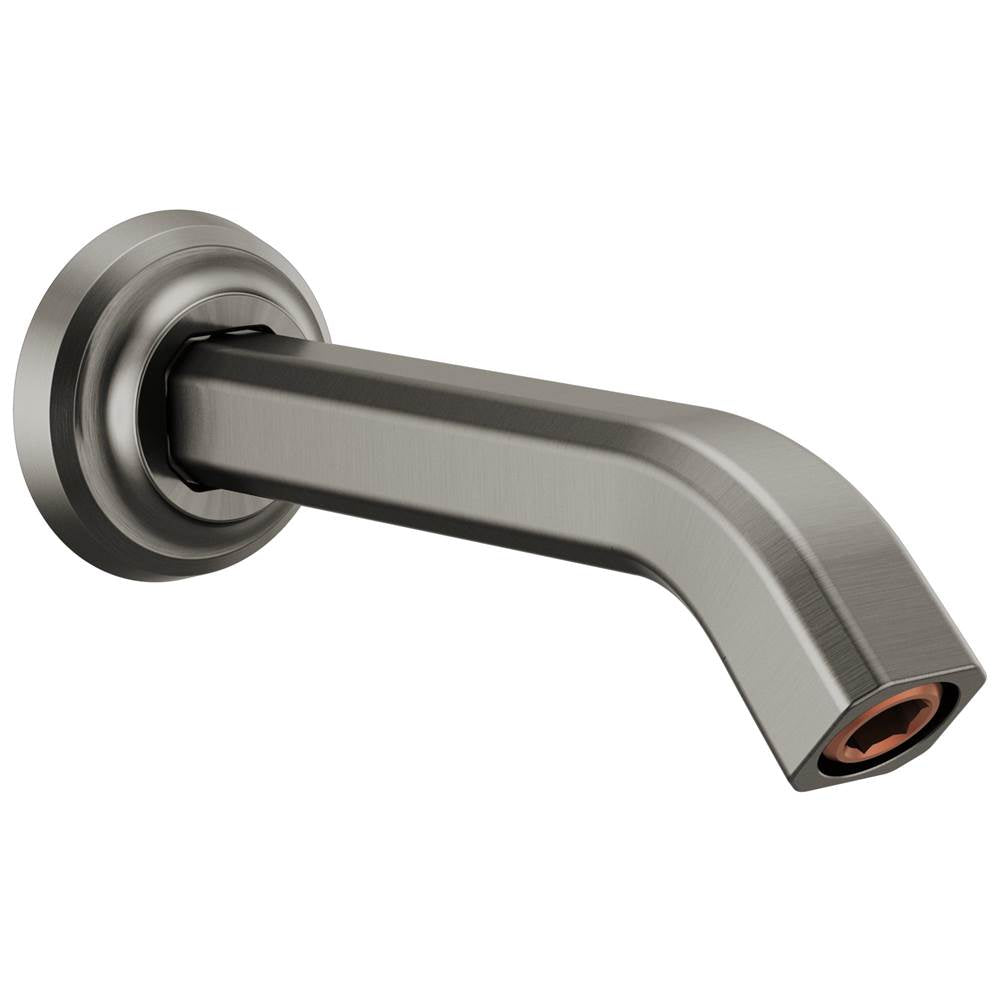 Brizo - LevoirE 7 1/2'' Shower Arm and Flange - Luxe Steel