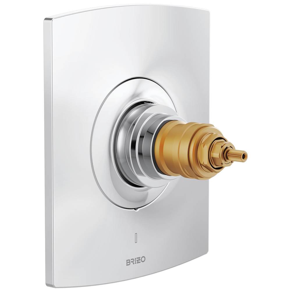 Brizo - Kintsu TempAssure Thermostatic Valve Only Trim - Less Handles - Chrome
