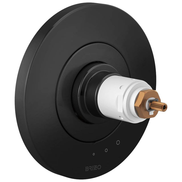 Brizo - Litze Tempassure Thermostatic Valve Only Trim - Less Handles - Matte Black
