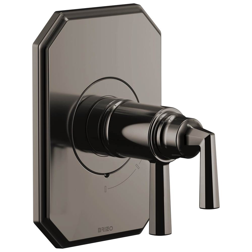 Brizo - BeauclereE TempAssure Thermostatic Valve Only Trim - Brilliance Black Onyx