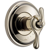 Brizo - Charlotte Tempassure Thermostatic Valve Only Trim - Cocoa Bronze  With  Polished Nickel