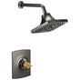 Brizo - Kintsu TempAssure Thermostatic Shower Only Trim - Less Handles - Brilliance Black Onyx