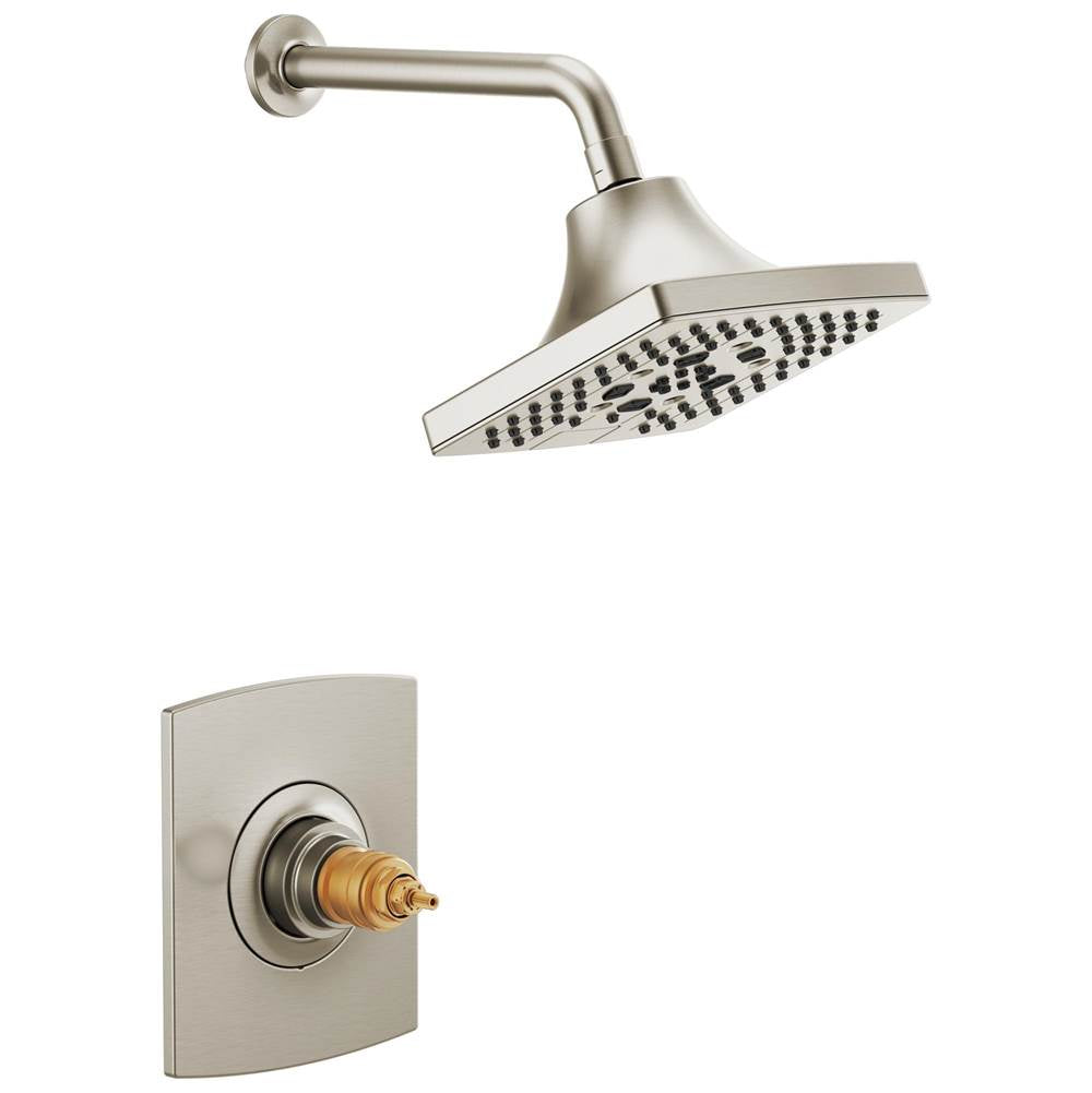 Brizo - Kintsu TempAssure Thermostatic Shower Only Trim - Less Handles - Luxe Nickel