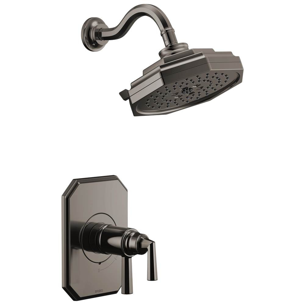 Brizo - BeauclereE TempAssure Thermostatic Shower Only Trim - Brilliance Black Onyx