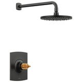 Brizo - AllariaE TempAssure Thermostatic Shower Only Trim - Less Handles - Matte Black