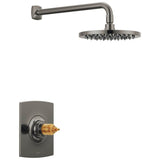 Brizo - AllariaE TempAssure Thermostatic Shower Only Trim - Less Handles - Brilliance Black Onyx