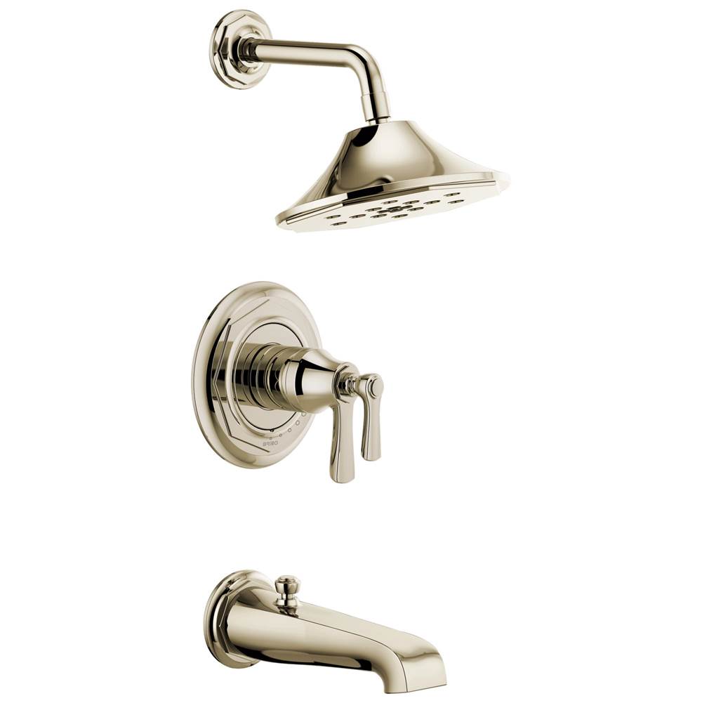 Brizo - Rook Tempassure Thermostatic Tub/Shower - Polished Nickel