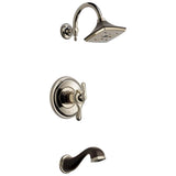 Brizo - Charlotte Tempassure Thermostatic Tub/Shower - Cocoa Bronze  With  Polished Nickel