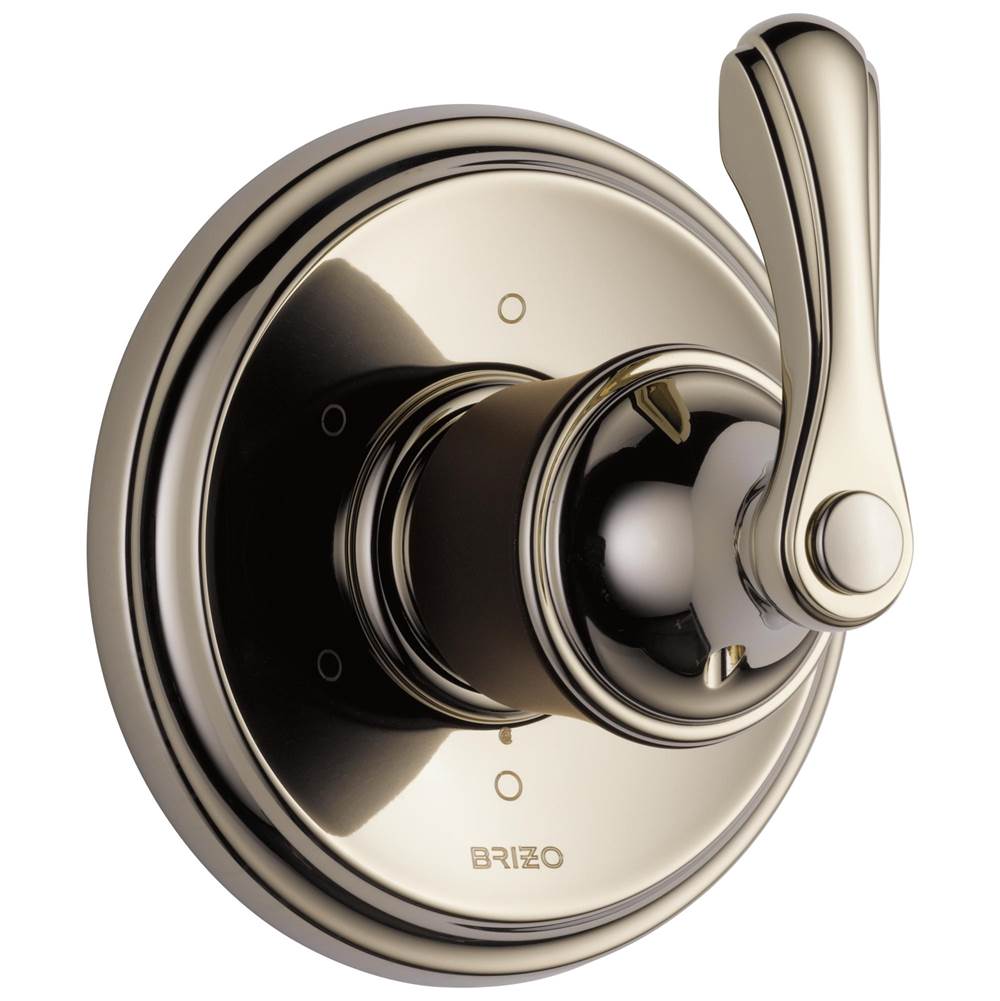 Brizo - Charlotte 6-Function Diverter Trim - Cocoa Bronze  With  Polished Nickel