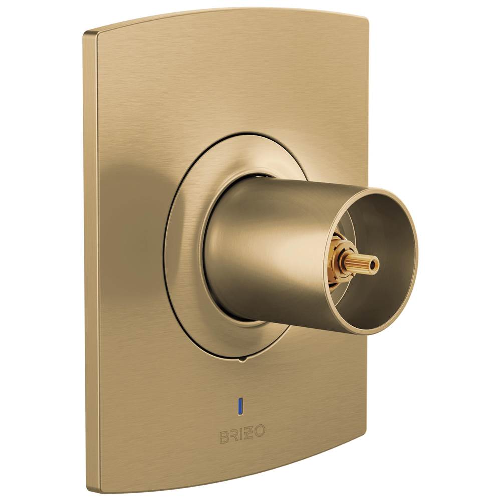 Brizo - Kintsu Pressure Balance Valve Only Trim - Less Handle - Luxe Gold