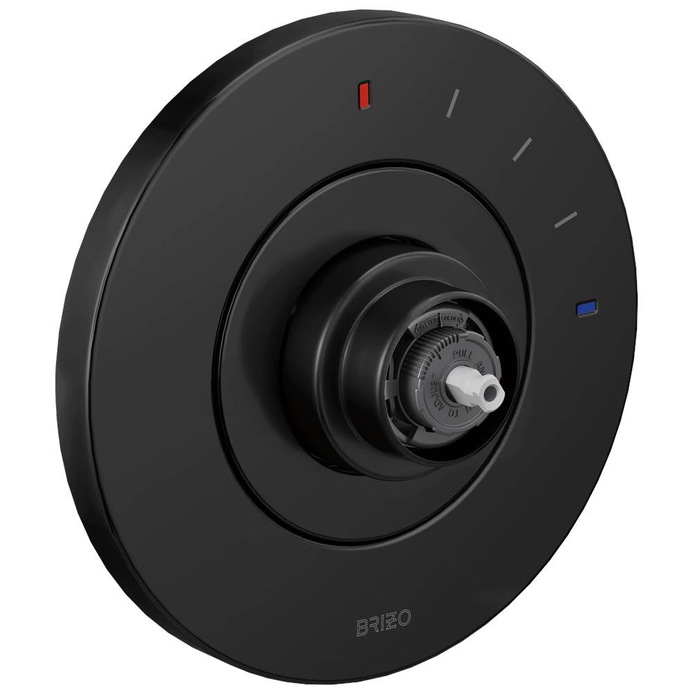 Brizo - Litze Pressure Balance Valve Trim Only - Less Handle - Matte Black