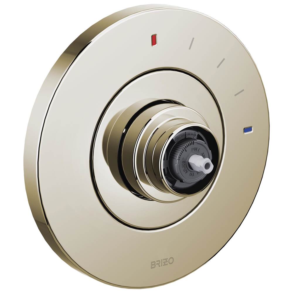 Brizo - Litze Pressure Balance Valve Only Trim - Less Handle - Polished Nickel